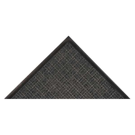 Notrax Entrance Mat, Polypropylene, 3/8 in Thick, Charcoal, 3 ft W x 5 ft L 167S0035CH