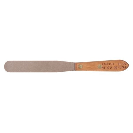 Ampco Safety Tools Spatula, Stiff, 1", Aluminum Bronze S-90