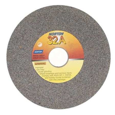 Norton Abrasives Dish Grinding Wheel, 4x1/2x3/4, AO, 60G, PK5 66243530067