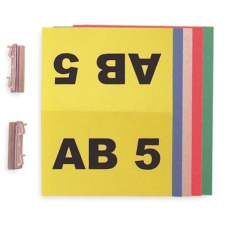 Aigner Index Slip N Stick Warehouse Aisle Sign Kit, Pk10 WSK1W