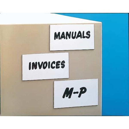 Aigner Index WriteOn, WetErase Tag, Mag, 3in.x 6in, PK25 MX306