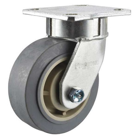 Zoro Select Swivel Plate Caster, Ball, Steel P24S-PRP040K-14
