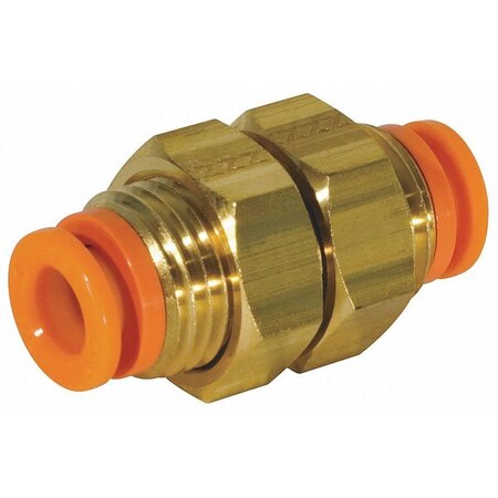 Smc 3/8" Tube Brass Bulkhead Union KQ2E11-00