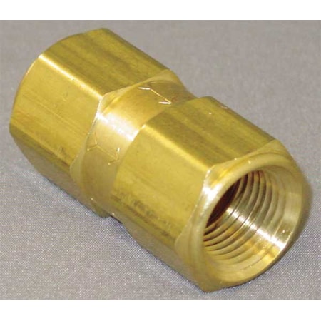 Zoro Select 3/8" FNPT Brass Poppet Spring Check Valve CHK BRS 650-6F6F-B