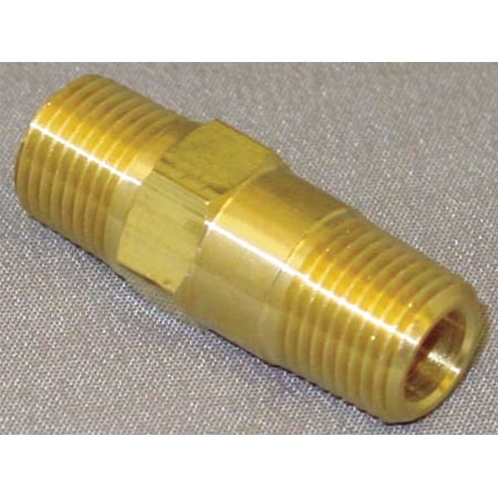 Zoro Select 1/8" MNPT Brass Piston Spring Check Valve CHK BRS 210-2M2M-B