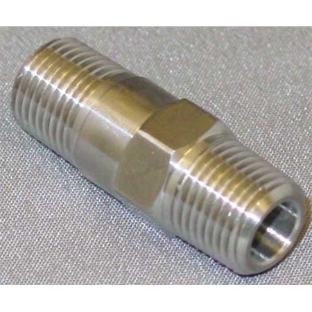 Zoro Select 1/8" MNPT Stainless Steel Piston Spring Check Valve CHK SST 210-2M2M-B