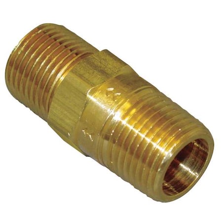 Zoro Select 1/2" MNPT Brass Piston Spring Check Valve CHK BRS 810-8M8M-B