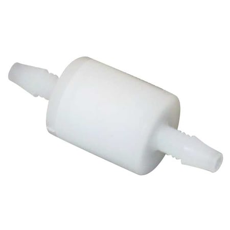 Zoro Select 1/8" Barb Polypropylene Ball Cone Spring Check Valve PP CHK 695-2B2B-F