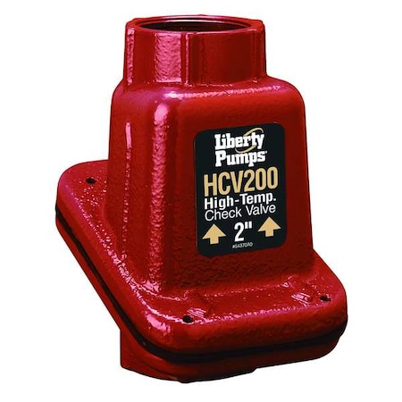 LIBERTY PUMPS 2" FNPT Cast Iron High Temp. Swing Check Valve HCV200