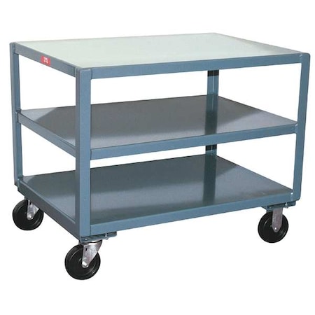 Zoro Select Mobile Table, 1400 lb., 49 in. L, 25 in. W LC248P500GP