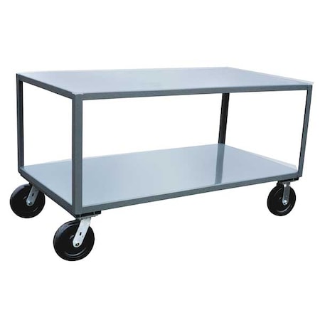 Zoro Select Mobile Table, 4800 lb., 37 in. L, 25 in. W LW236P800GP