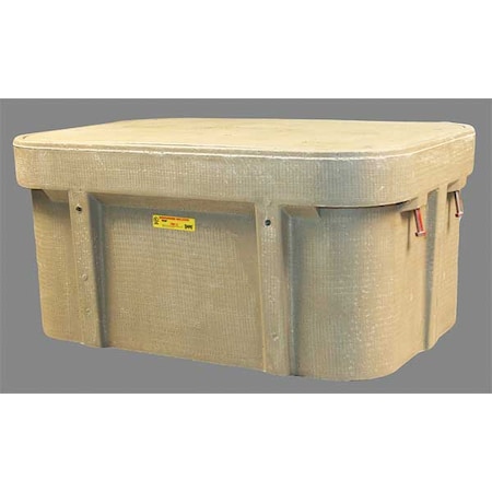 Quazite Underground Enclosure Assembly, Blank Cover, 18 in H, 37-5/8 in L, 26 in W, 8,000 lb PG2436Z80409
