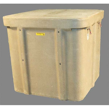 Quazite Underground Enclosure Assembly, Blank Cover, 36 in H, 40 in L, 40 in W, 8,000 lb PG3636Z81309