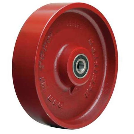 Zoro Select Caster Wheel, Cast Iron, 8", 1500 lb. W-820-MB-1/2