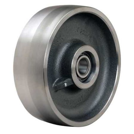 Zoro Select Caster Wheel, Steel, 10 in., 6500 lb. W-1030-FSB-3/4