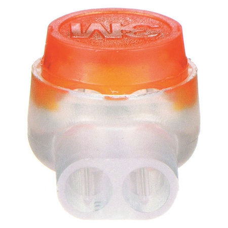 3M Insulation-Displacement Wire Connector, 19 AWG Max, 2 Port, Yellow, Polypropylene Insulation, 600 V 80611327869