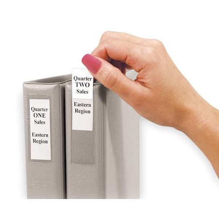 C-Line Products 1" Binder, Label Holder, Pk12 70013