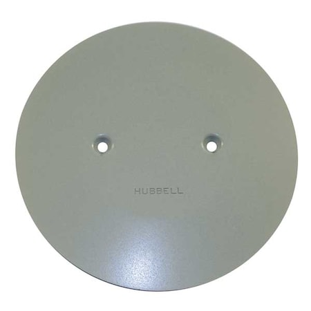 Hubbell Wiring Device-Kellems Abandonment Plate, 1 Gang, PVC AP2I