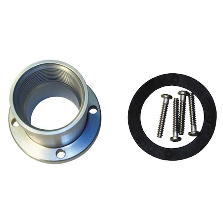 Hubbell Wiring Device-Kellems Conduit Fitting Adapter, 1-1/2 in, Liquid Tight, Aluminum SAD150