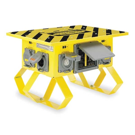 Hubbell Wiring Device-Kellems Power Distribution Box, 50 AC, 120V SBSB1A