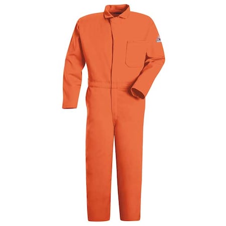 Bulwark Coverall, 11 cal/sq cm ATPV, 2XL, 30 in Inseam, Excel FR(TM), Zipper CEC2OR RG 52