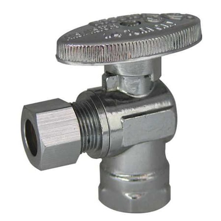 Kissler 1/4-Turn Stop, Angle, 3/8 Inx3/8 In, Body Material: Brass 88-9200