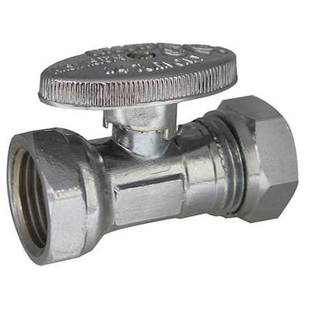 Kissler Water Supply Stop, Straight Valve, Chrome AB88-9040