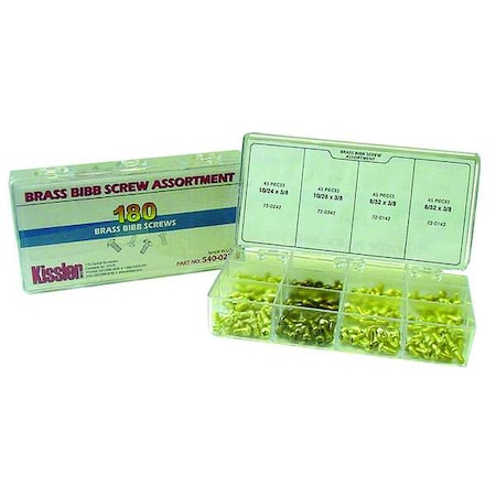 Kissler Bibb Screw Kit, Brass 540-0222