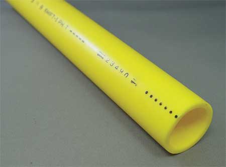 ZORO SELECT Gas Tubing, Yellow, 1.315 In OD, 150 Ft PGA10041010020-150