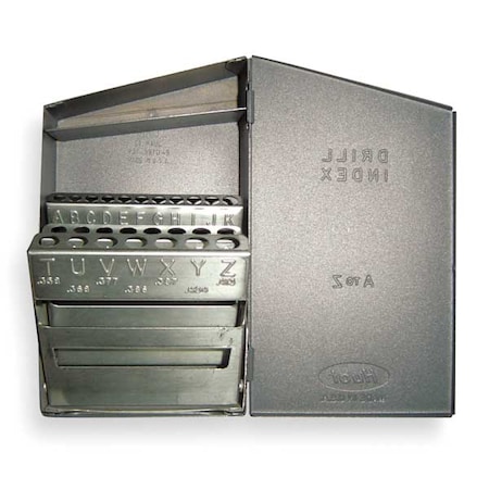 Chicago-Latrobe Drill Case For Jobber Chicago-Latrobe Holds A-Z, 26pc Holder 57808