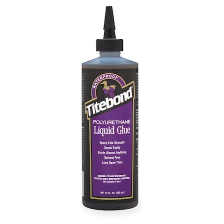 Titebond Wood Glue, Polyurethane Series, Brown, 12 fl oz, Bottle 2300