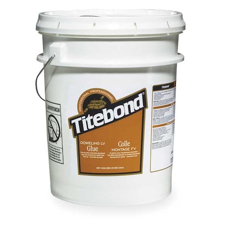 Titebond Epoxy Adhesive, Clear, 5 gal, Pail 3817