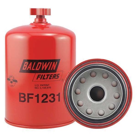 Baldwin Filters Fuel Filter, 6-25/32 x 4-5/16 x 6-25/32In BF1231