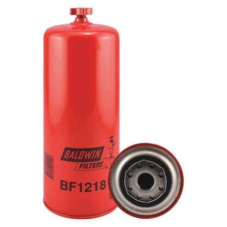 Baldwin Filters Fuel Filter, 11-5/16 x 4-1/4 x 11-5/16 In BF1218
