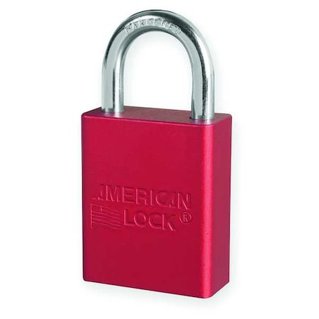 American Lock Anodized Aluminum Safety Padlock, Keyed Different, 1-1/2 ...