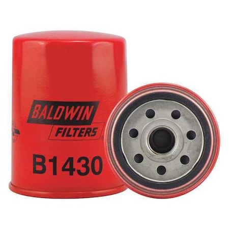 Baldwin Filters Oil Filter, Spin-On, 4-1/16"x3"x4-1/16" B1430