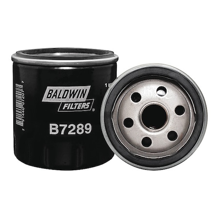 Baldwin Filters Oil Filter, Spin-On, 3-11/32"x3"x3-11/32" B7289