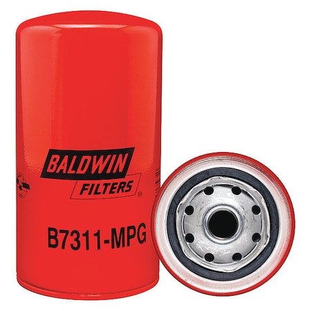 Baldwin Filters Oil Fltr, Spin-On, Max Performance Glass B7311-MPG