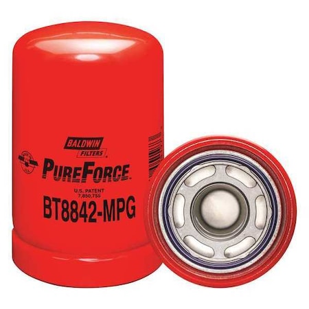Baldwin Filters Hydraulic Filter, 3-3/4 x 6-1/8 In BT8842-MPG