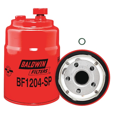 Baldwin Filters Fuel Filter, 6-1/16 x 3-11/16 x 6-1/16 In BF1204-SP