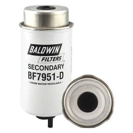 Baldwin Filters Fuel Filter, 7-3/8 x 3-1/2 x 7-3/8 In BF7951-D