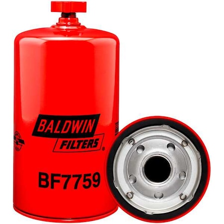 Baldwin Filters Fuel Filter, 7-13/32x3-11/16x7-13/32 In BF7759