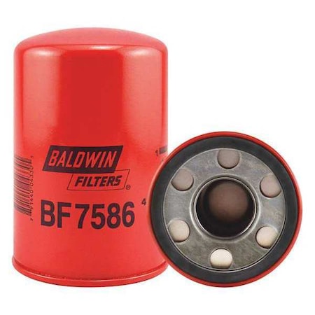 Baldwin Filters Fuel Filter, 5-9/16 x 3-11/16 x 5-9/16 In BF7586