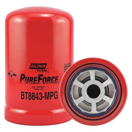Baldwin Filters Hydraulic Filter, 3-3/4 x 6-1/32 In BT8843-MPG