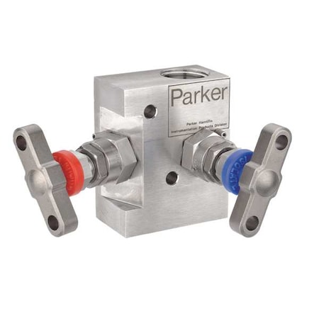 Parker Manifold Valve, 1/2 In FNPT, Height 4 In HALS2V