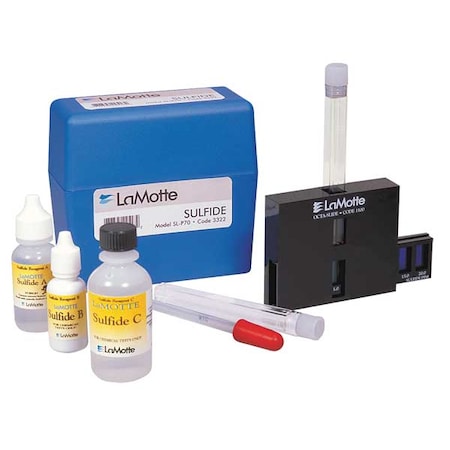 LAMOTTE Water Testing Kit, Sulfide, 0.2 to 20 PPM 4456-01