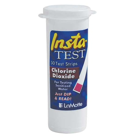 Lamotte Test Strip, Chlorine Dioxide, PK50 2999LR