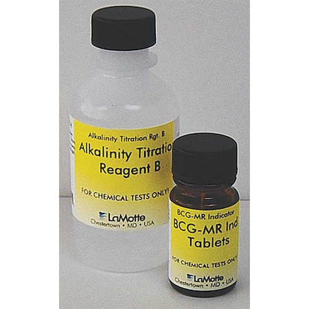 LAMOTTE Reagent Refill, Alkalinity, 0 to 200 PPM R-4491-DR