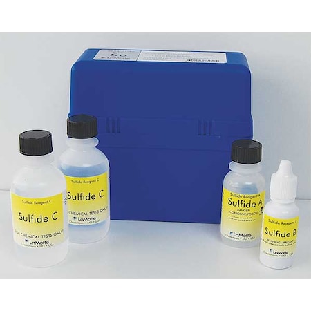 Lamotte SMART Reagent, Sulfide, 0 to 1.5PPM, PK50 3654-02-SC