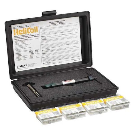Stanley Engineered Fastening Helical Insert Repair Kit, Free-Running, M10-1.00 Thrd Sz 5523-10